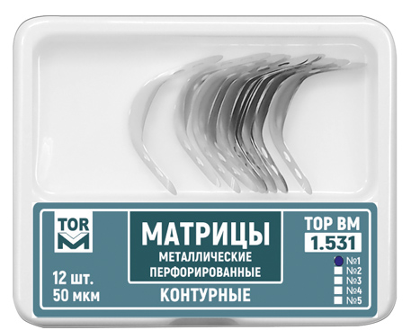 Матрицы металлические и контурные перфорированные  TOR VM в ассортименте