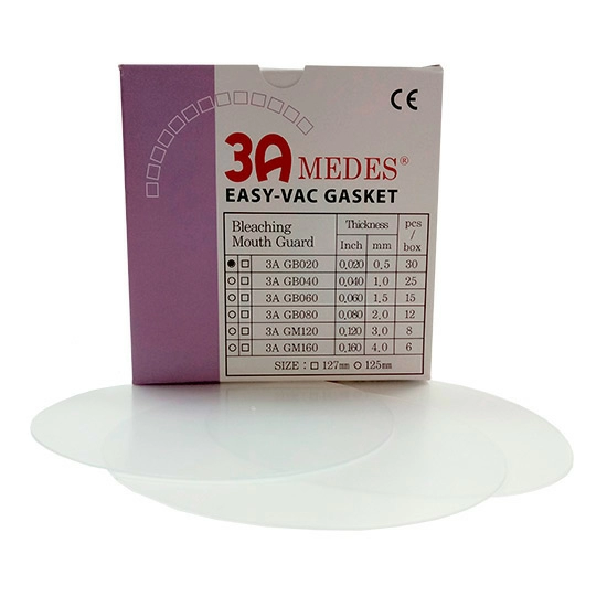 Пластины EV Gasket для изготовления капп для отбеливания, круглые, Bleaching 020, диаметр 125 мм в ассортименте, Производитель: 3A MЕDЕS