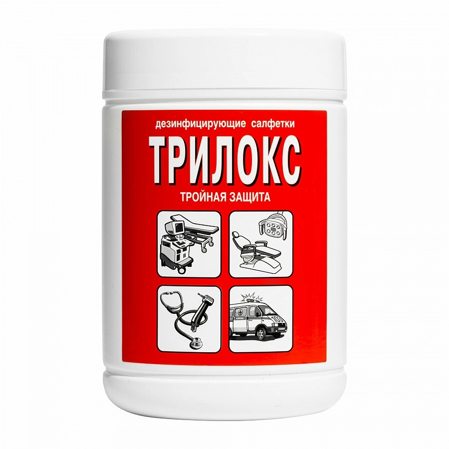 Салфетки "Трилокс" дезинфицирующие 90 шт в банке ООО ЗетТек