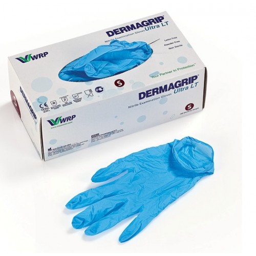 Перчатки DERMAGRIP ULTRA LS см. нитрил. нестер. Неопудр, в ассортименте