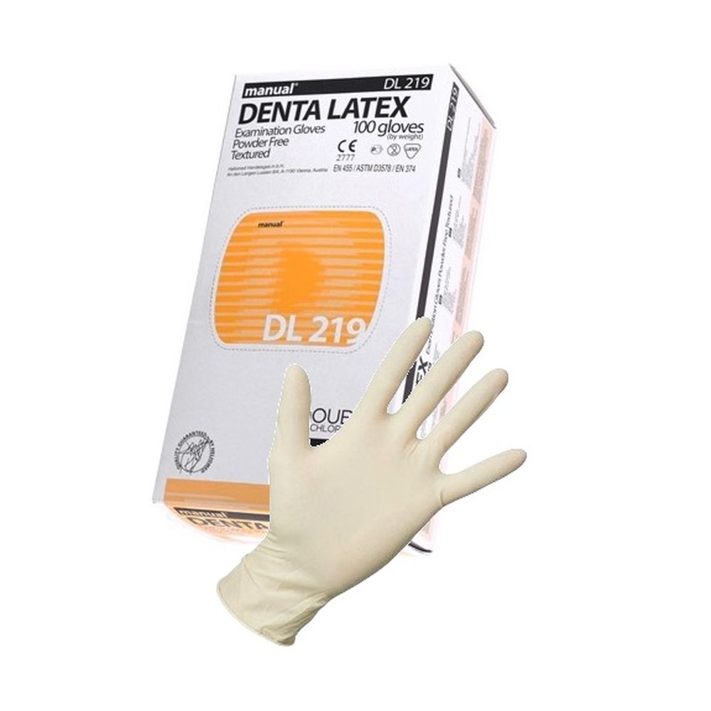 Перчатки MANUAL DL219 нестер.латексн. ,50 пар/уп в ассортименте