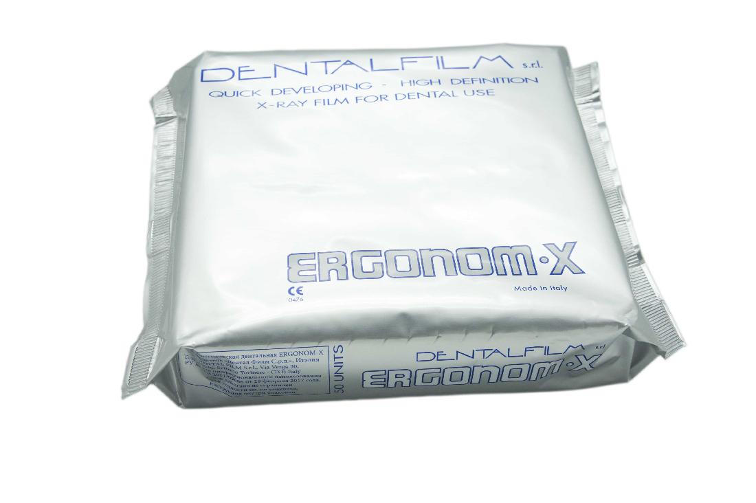 Пленка рентгеновская дентальная самопроявляющаяся Ergonom-X, 50 шт