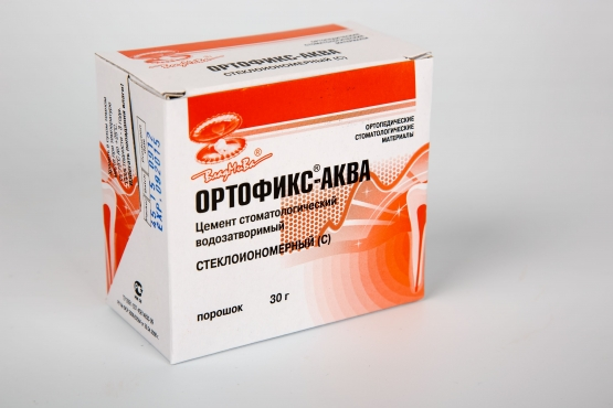 Ортофикс Аква С, стеклоиономерный цемент (30г), ВладМиВа
